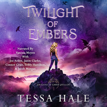 Twilight of Embers audiobook voiced by Vanessa Moyen, voice actor